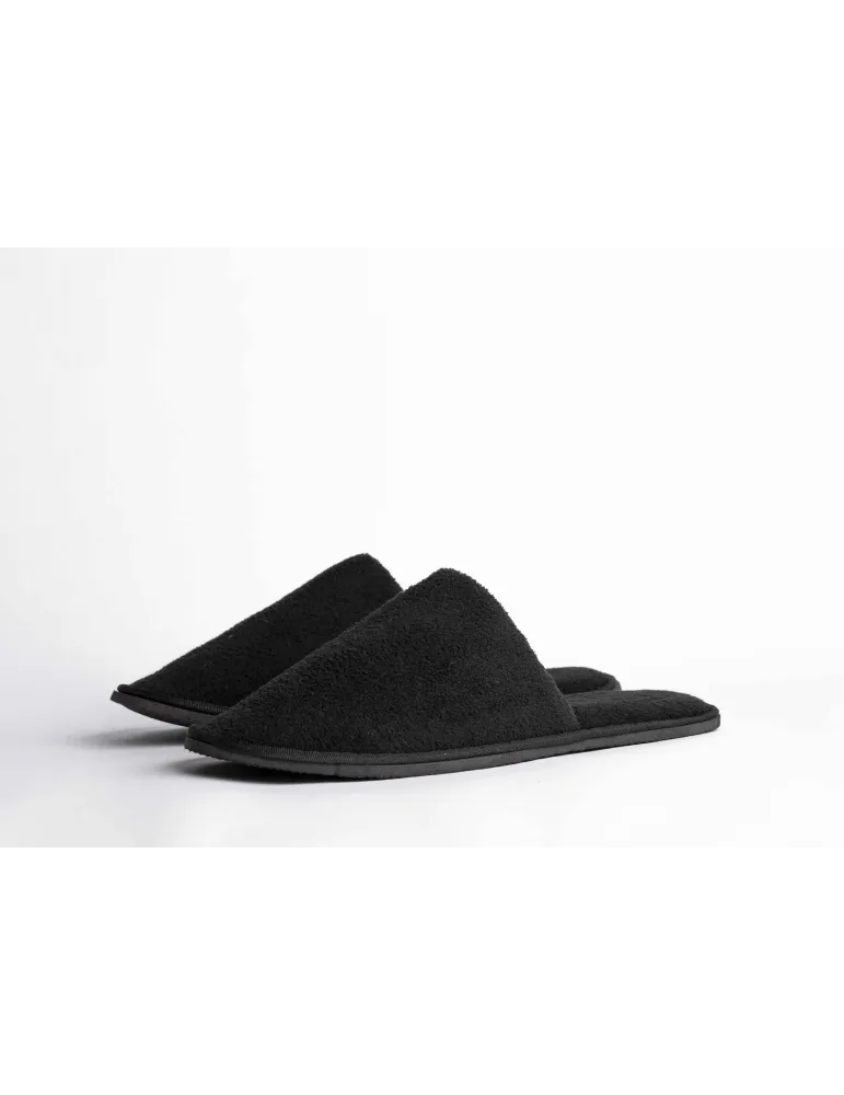 Zapatillas de hotel cerradas Coral negro premium