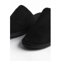 Zapatillas de hotel cerradas Coral negro premium