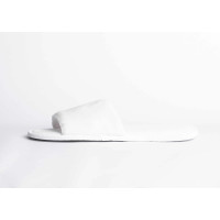 Zapatillas de hotel abiertas Coral Blanco Lujo | Merveyl