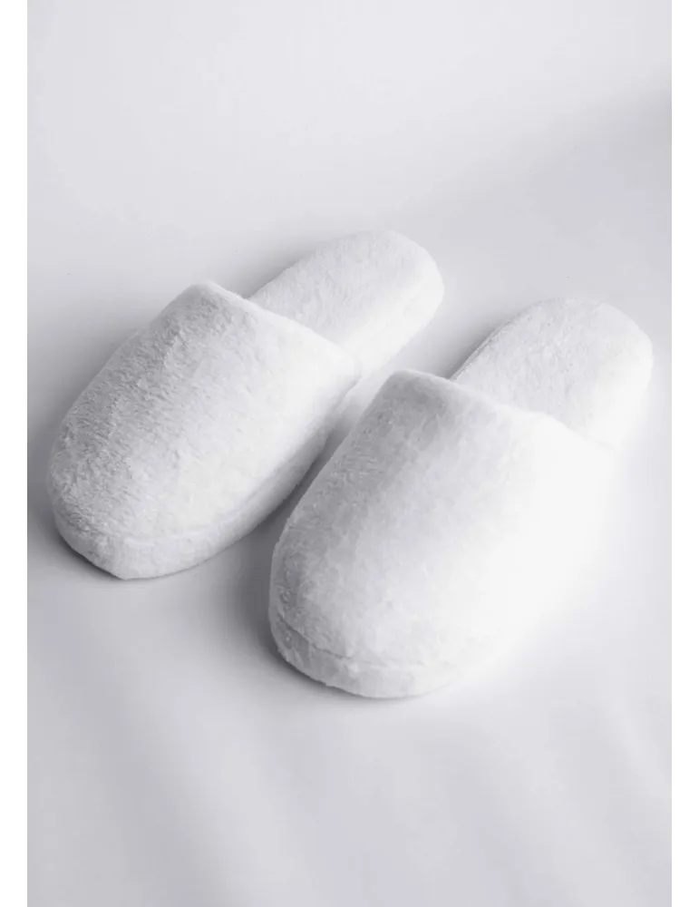 Mules Blancas de Lujo con Suela Gruesa para Mujer | Merveyl