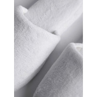 Mules Blancas de Lujo con Suela Gruesa para Mujer | Merveyl