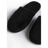 Mules de Hotel Negras con Suela Gruesa para Hombre | Merveyl