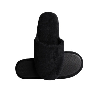 Mules de Hotel Negras con Suela Gruesa para Hombre | Merveyl
