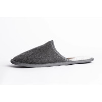 Zapatillas de mujer de fieltro y pelo - Spas