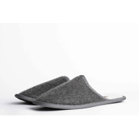 Zapatillas de mujer de fieltro y pelo - Spas