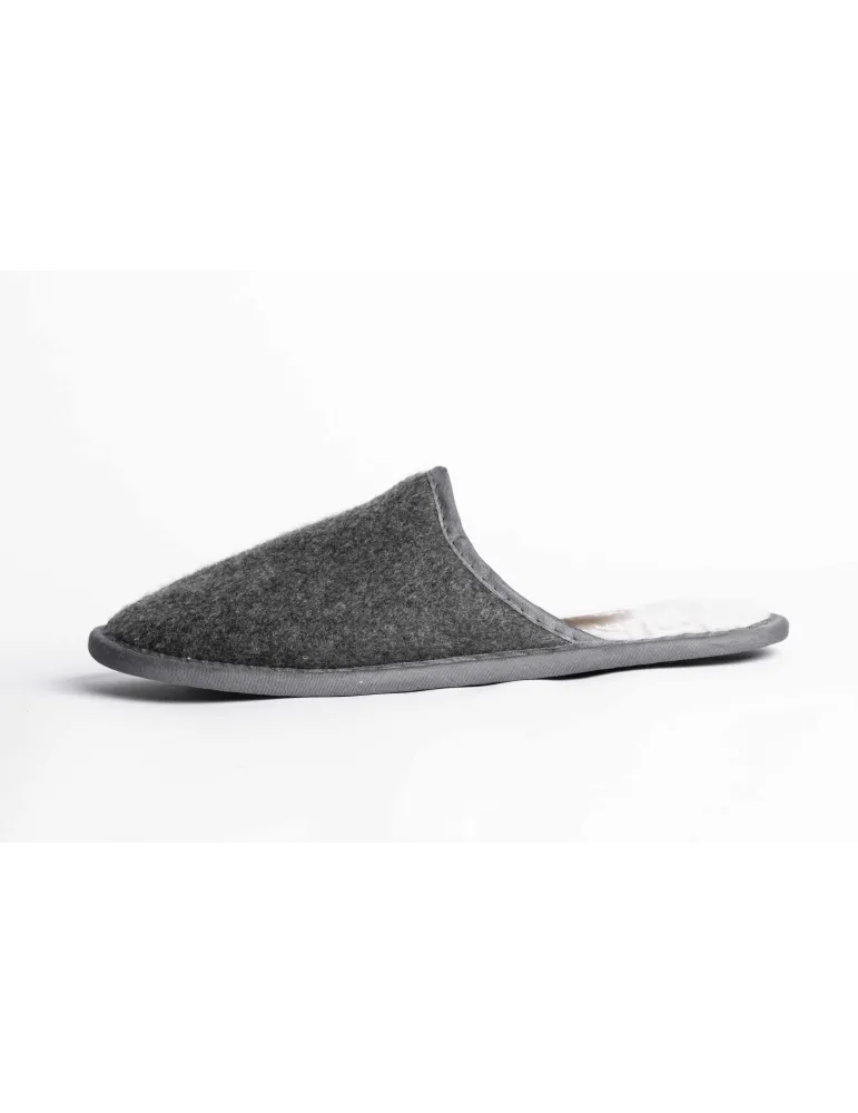 Zapatillas de mujer de fieltro y pelo - Spas