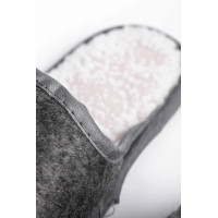 Zapatillas de mujer de fieltro y pelo - Spas