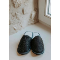 Zapatillas de mujer de fieltro y pelo - Spas