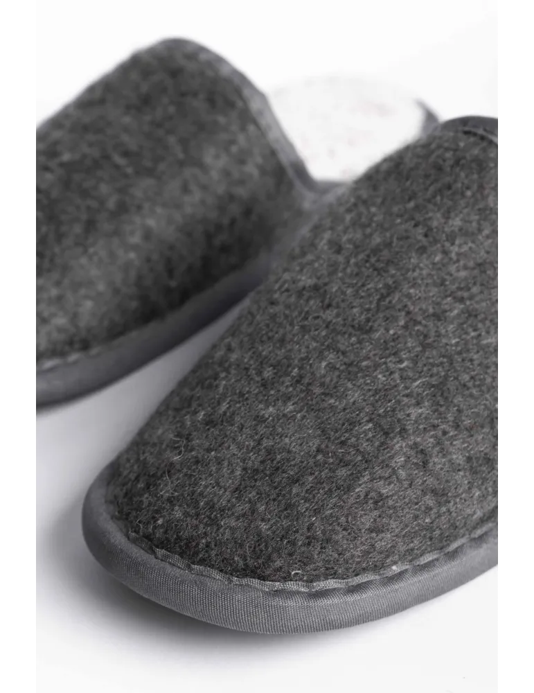 Zapatillas de casa para hombre de fieltro con forro - Hostelería
