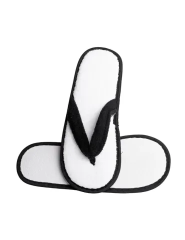 White H2O Coral Fabric Flip-Flops Hotel | Merveyl