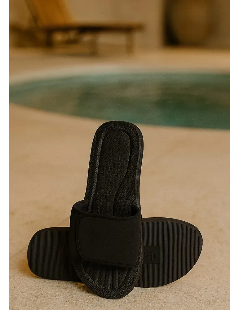 Sandalias Reutilizables Negras para Hombre I'm Green | Merveyl