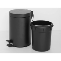 Corby Of Windsor Cubo de Basura con Pedal Croft 3L | Equipamiento para Hotel y Spa Merveyl
