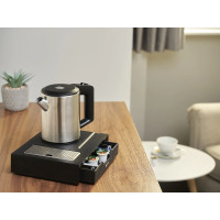 Corby Of Windsor Bandeja de cortesía Canterbury negro | Equipamiento de hotel y spa Merveyl