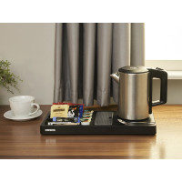 Corby Of Windsor Bandeja de cortesía Classic Canterbury Negro | Equipamiento para hoteles y spas Merveyl