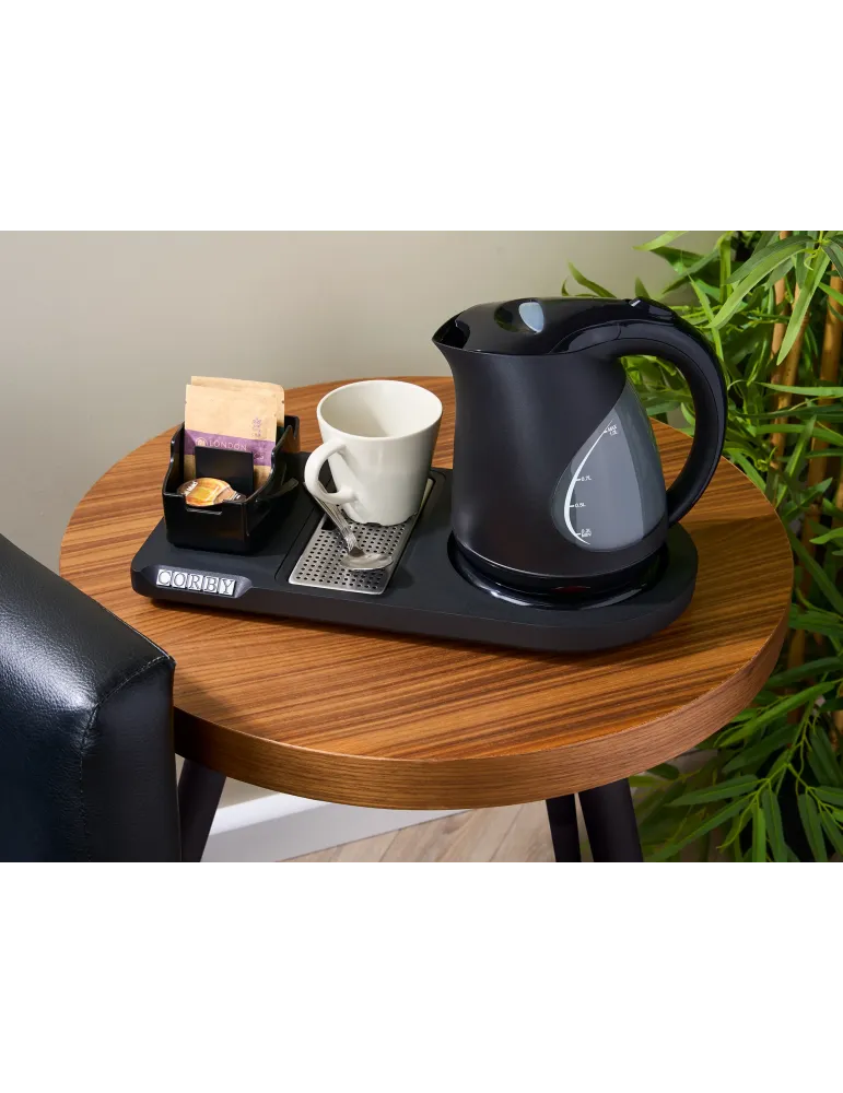 Plateau de courtoisie noir pour Bouilloire Lancaster