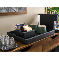 Soporte para bolsas Highland Cuero Corby | Accesorio de lujo para hotel