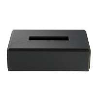 Caja de pañuelos rectangular Highland Corby | Funda de piel para hotel