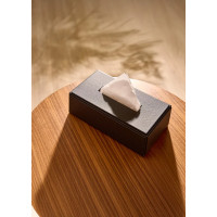 Caja de pañuelos rectangular Highland Corby | Funda de piel para hotel