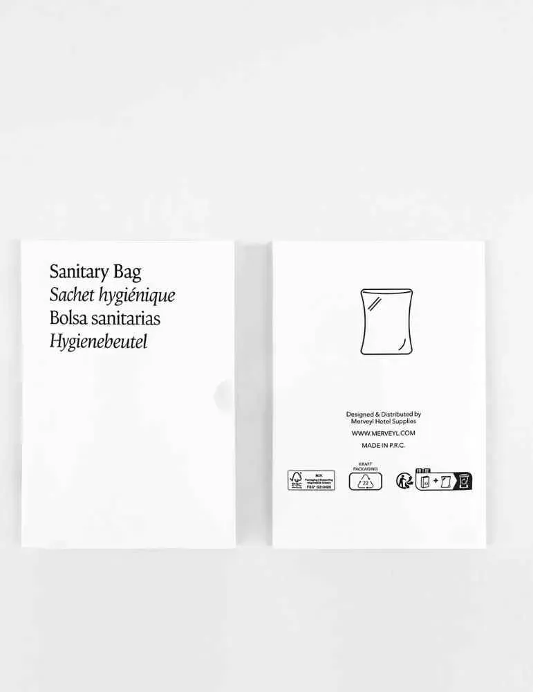 Bolsa higiénica de kraft biobasado para hostelería | Merveyl