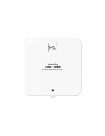 White Wall-Mounted Conditioner Dispenser | Merveyl