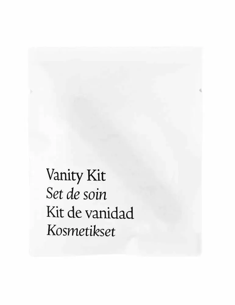 Set de cuidado personal vanity kit de base biológica para hostelería | Merveyl
