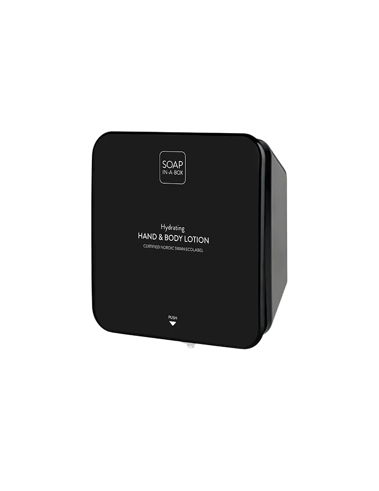 Dispensador de Pared Negro Loción Hidratante | Merveyl