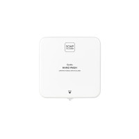 Dispensador blanco de jabón de manos para montaje en pared