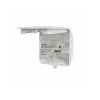 Dispensador blanco de jabón de manos para montaje en pared