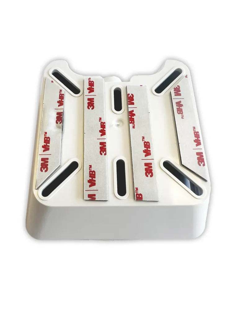 Dispensador blanco de jabón de manos para montaje en pared
