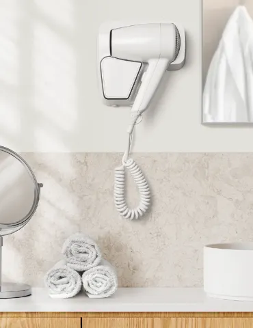 LINTON 1200W WALL/RACK HAIR DRYER FOR HOTELS 2