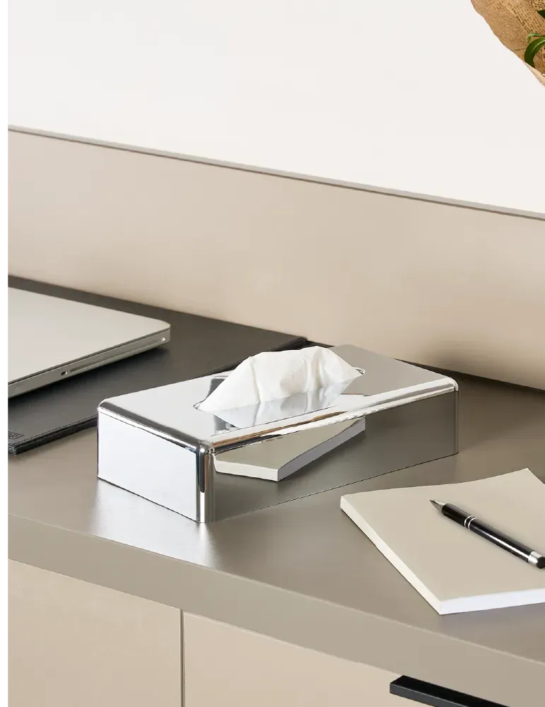 Corby Of Windsor Caja para pañuelos Devon rectangular | Equipamiento para hoteles y spas Merveyl