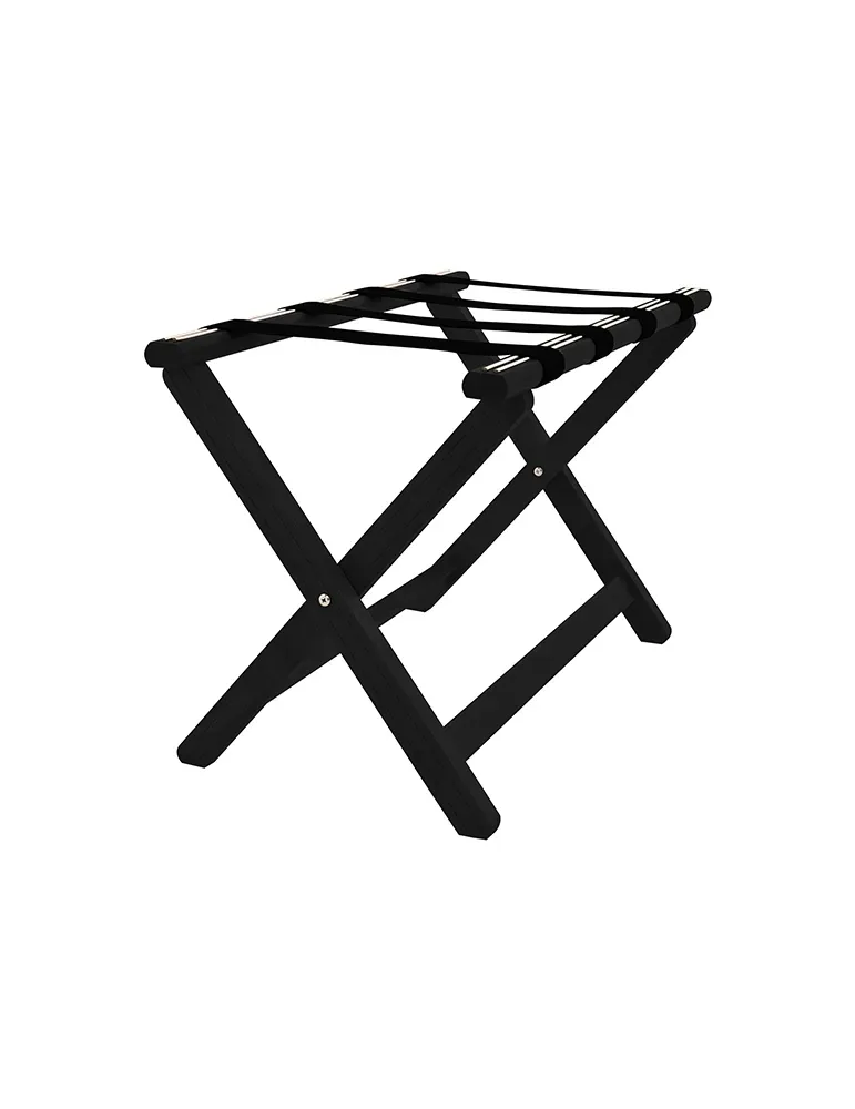 Portaequipajes York de madera Corby | Mueble para habitación de hotel