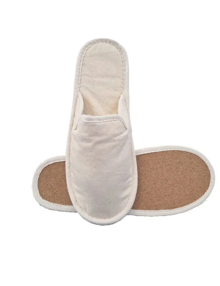 Pantuflas de Hotel Algodón y Corcho Naturacork | Merveyl