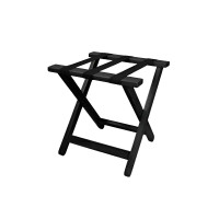 Portaequipajes Buxton Negro Corby | Soporte para maletas de hotel
