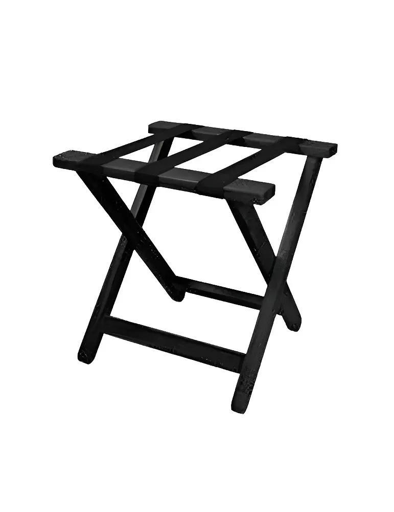 Portaequipajes Buxton Negro Corby | Soporte para maletas de hotel