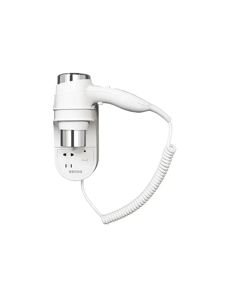 Secador de pelo de pared Kendal 1600W Corby | Equipamiento hotelero