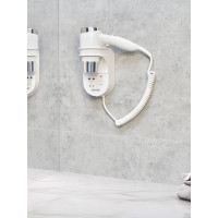 Secador de pelo de pared Kendal 1600W Corby | Equipamiento hotelero