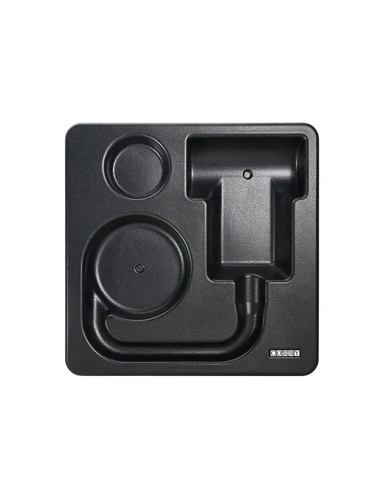 Corby Of Windsor Stratus Soporte para secador de pelo para cajón | Equipamiento para hoteles y spas Merveyl