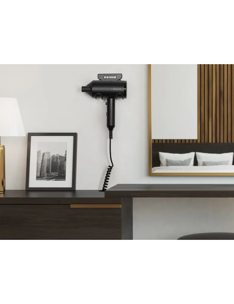 Soporte para secador de pelo Clutch Corby | Montaje en pared para hotel