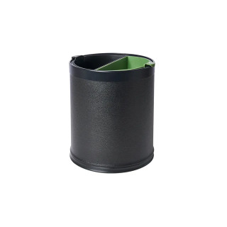 Papelera de doble pared Highland 9 L Cuero PU | Merveyl