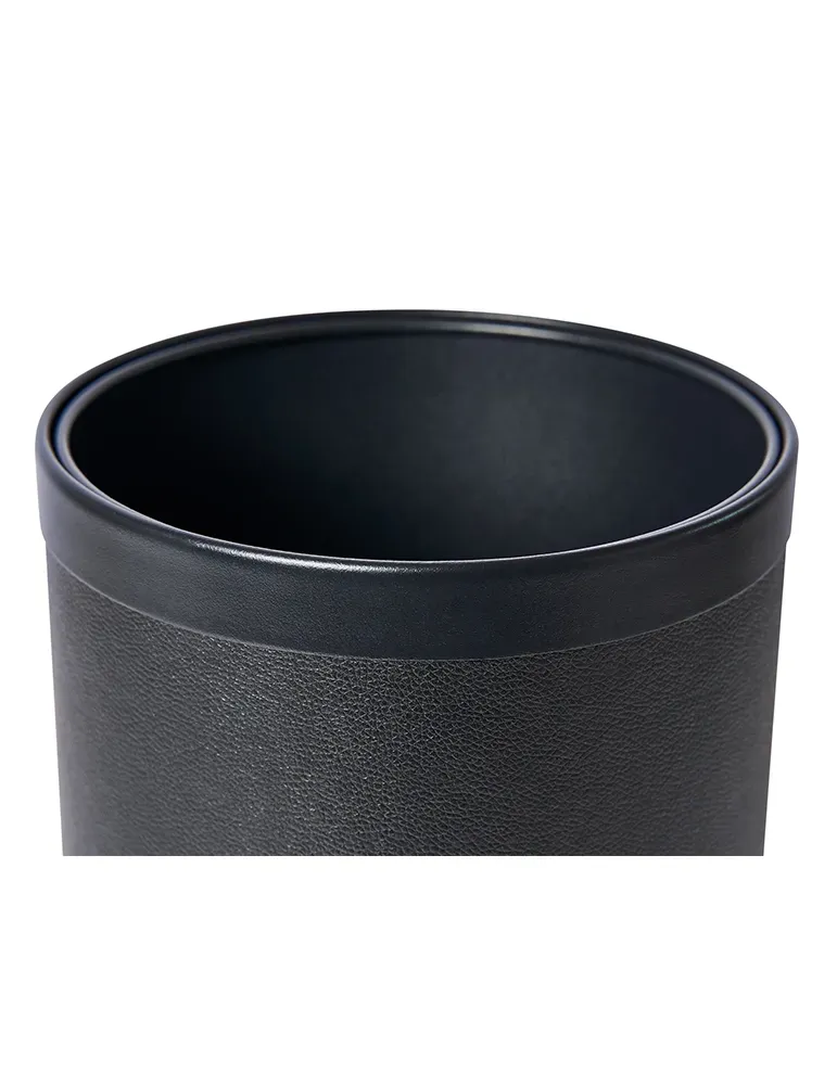 Papelera de doble pared Highland 9 L Cuero PU | Merveyl