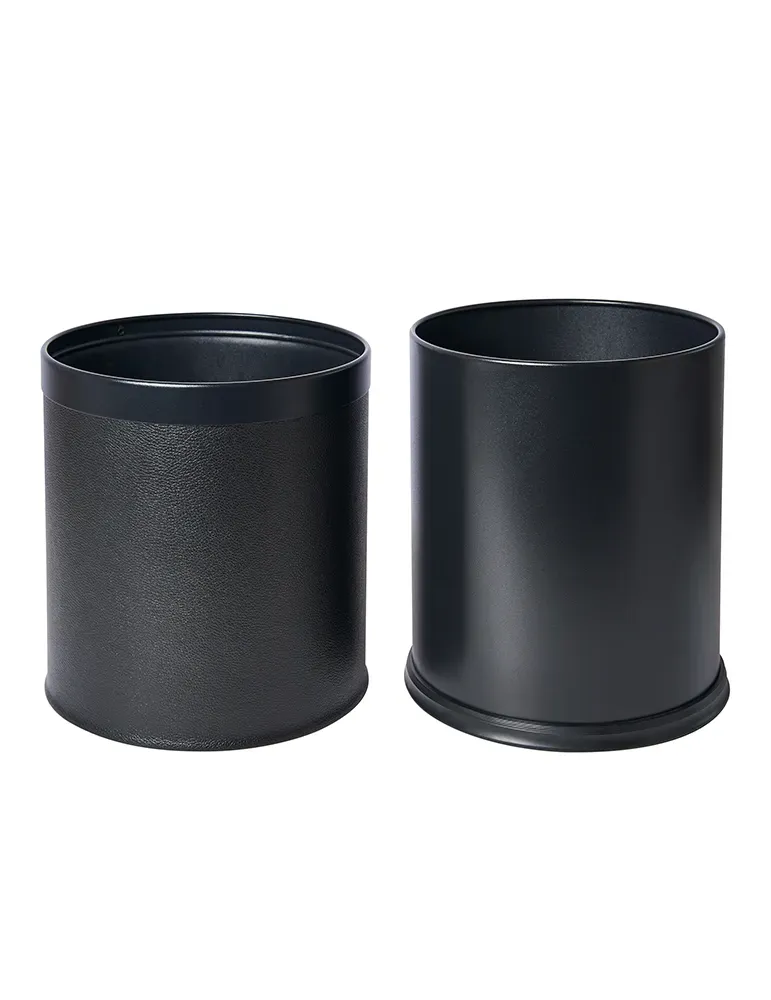 Papelera de doble pared Highland 9 L Cuero PU | Merveyl
