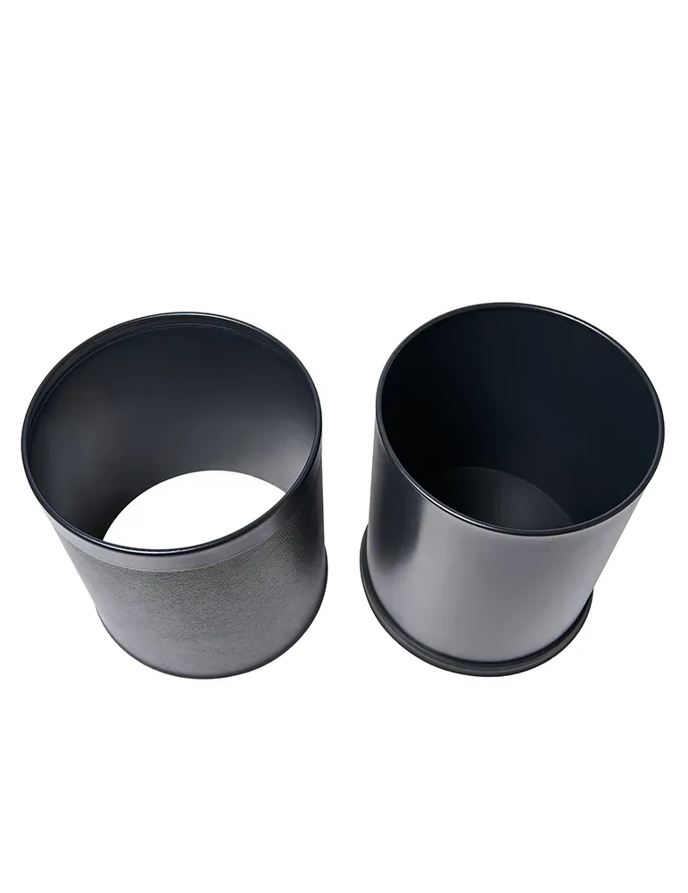 Papelera de doble pared Highland 9 L Cuero PU | Merveyl