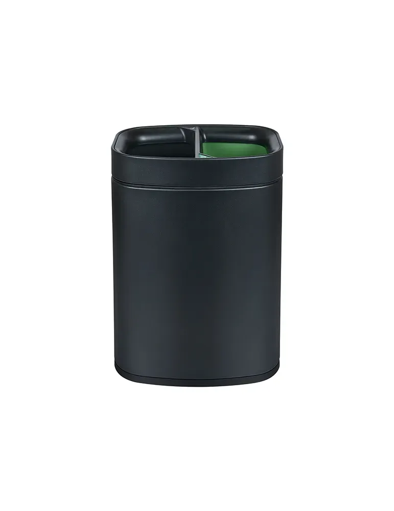 Papelera Newport de 2 compartimentos Corby | Papelera de reciclaje para hotel