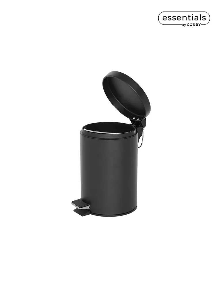Corby Of Windsor Cubo de Basura con Pedal Croft 3L | Equipamiento para Hotel y Spa Merveyl
