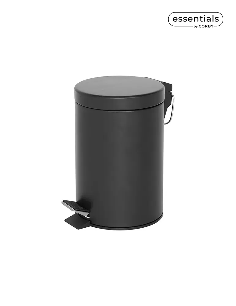 Corby Of Windsor Cubo de Basura con Pedal Croft 3L | Equipamiento para Hotel y Spa Merveyl