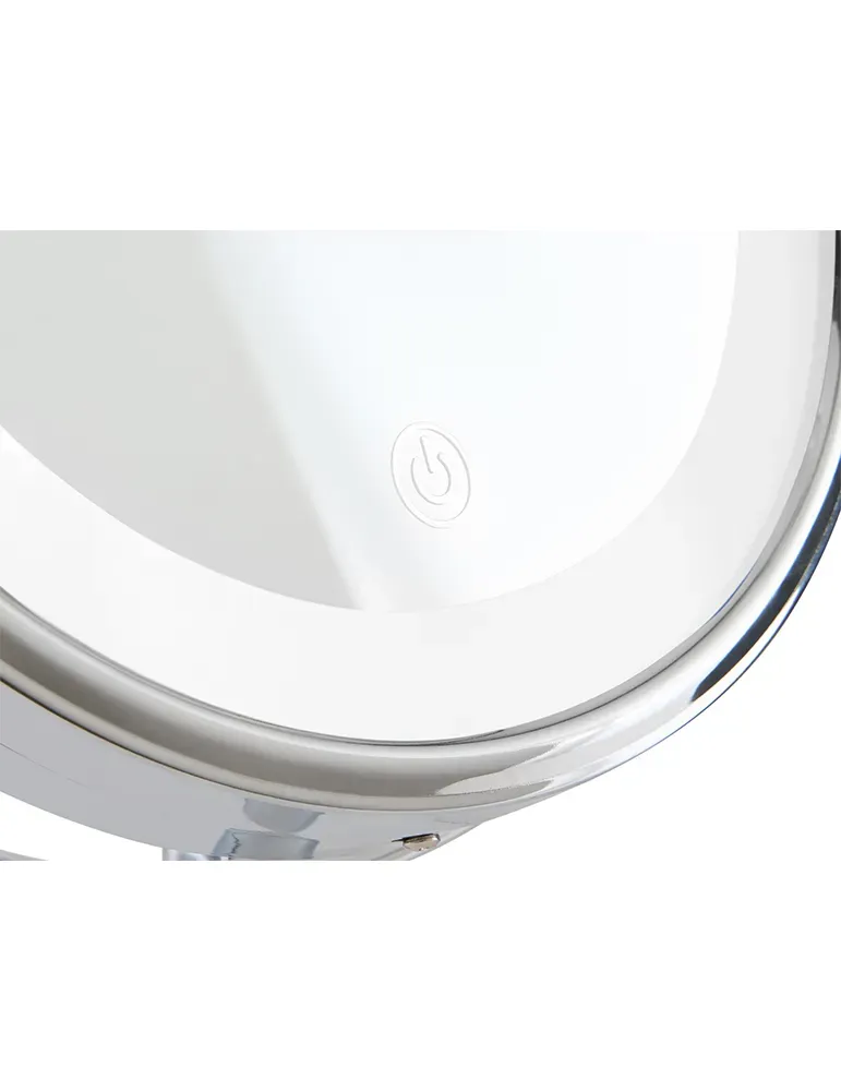 Espejo LED con pie Winchester - Cromo o Negro Mate