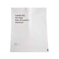 Bolsa de lavandería de hotel de PLA orgánico, sobre de papel kraft | Merveyl