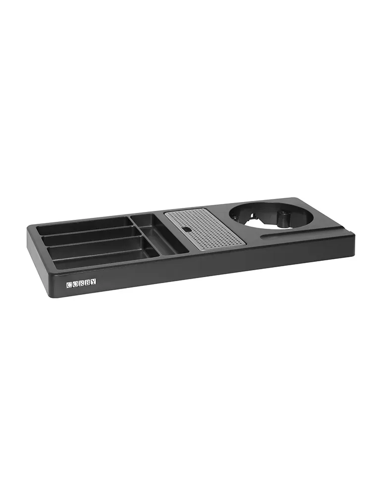 Corby Of Windsor Bandeja de cortesía Classic Canterbury Negro | Equipamiento para hoteles y spas Merveyl
