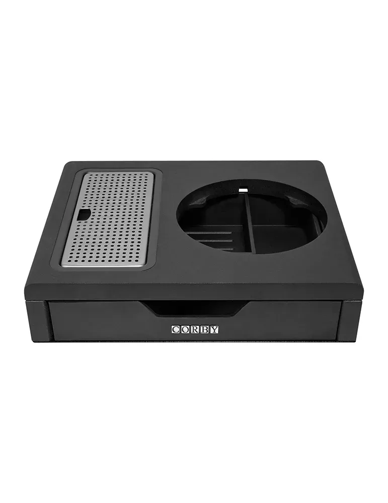 Corby Of Windsor Bandeja de cortesía Kensington con cajón | Equipamiento para hoteles y spas Merveyl